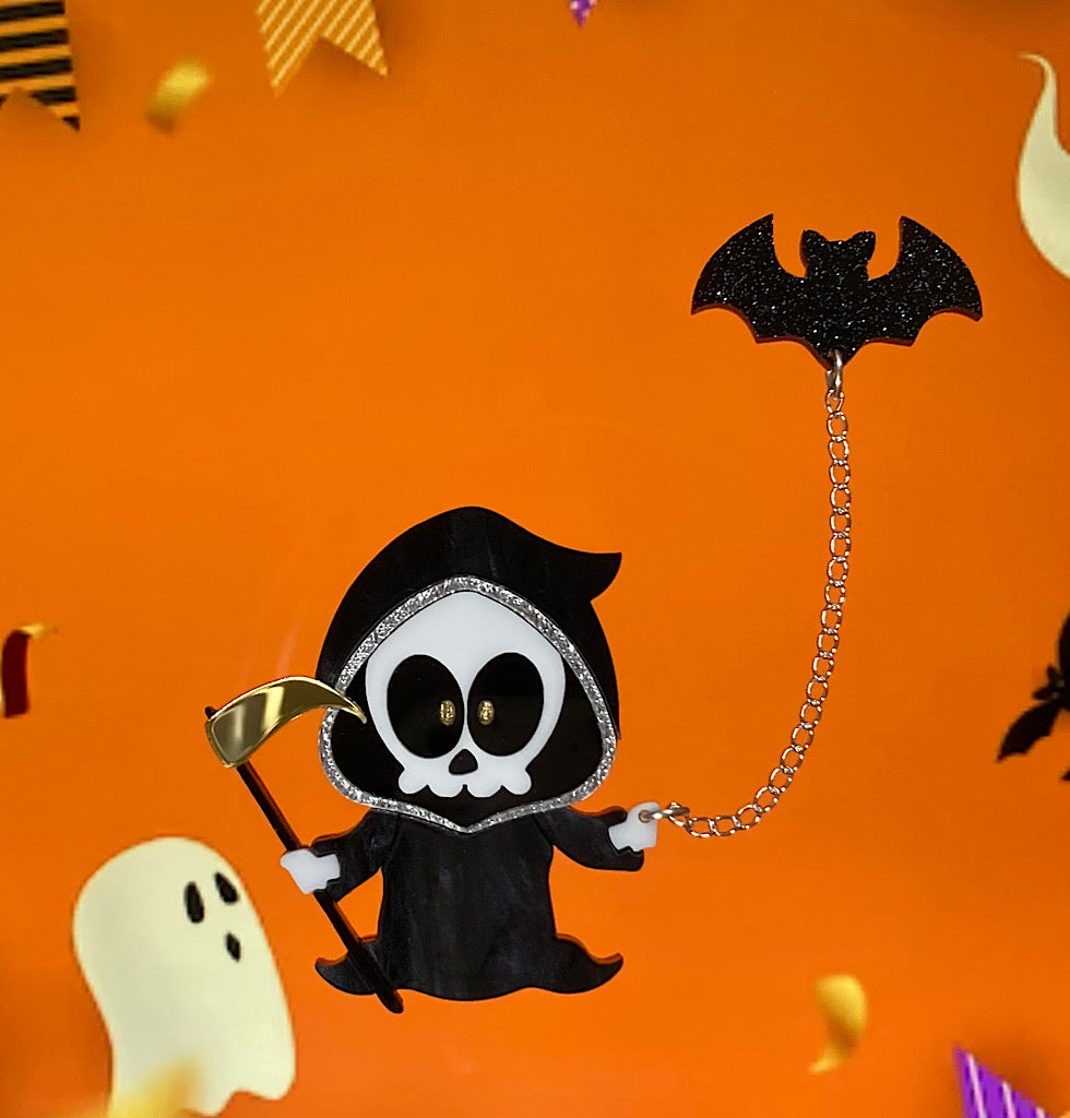 Death’s Day Out Brooch