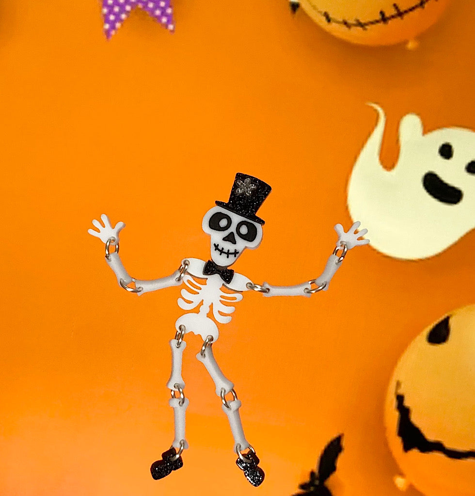 Mr Bones Jangles Brooch -V2