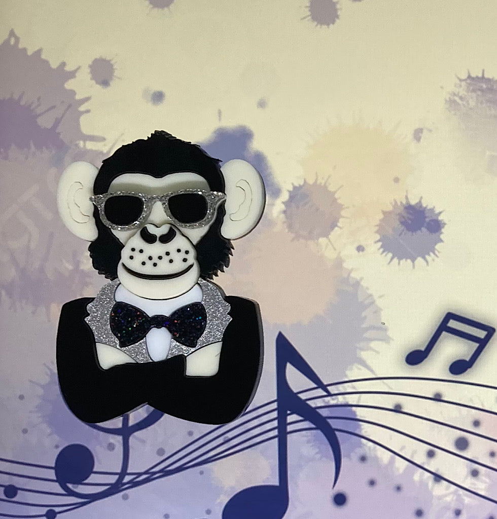 Dance Monkey Brooch