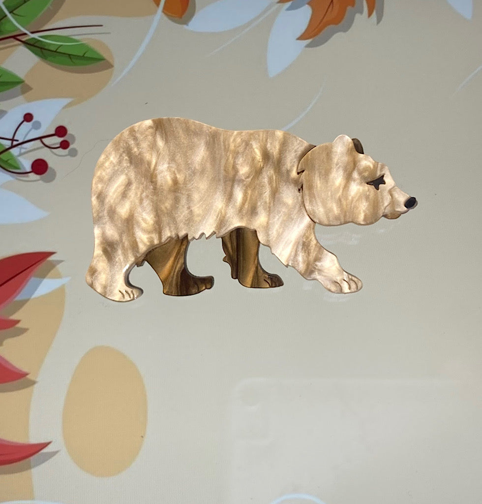 Ben the Bear Brooch