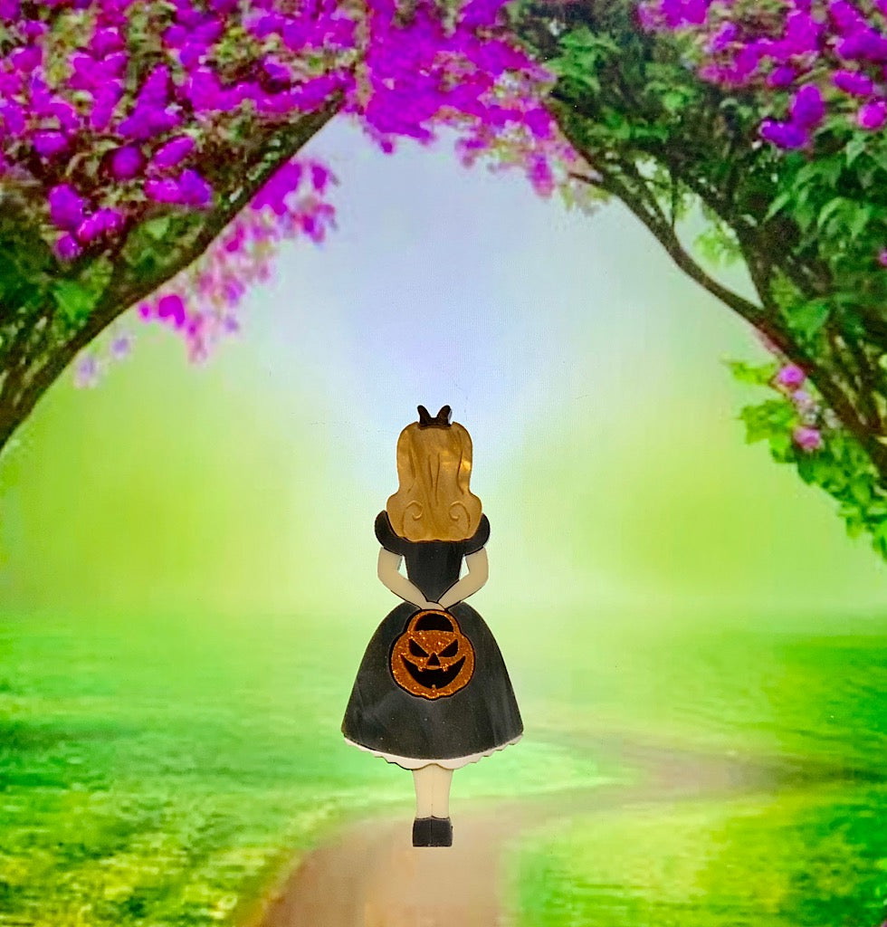 Trick or Treat Alice Brooch