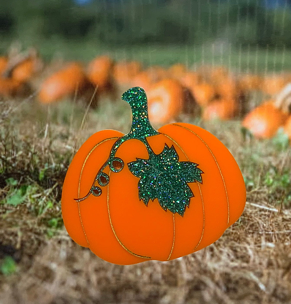 Pumpkin Brooch
