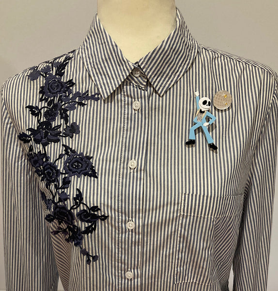 Disco Jack Brooch Set