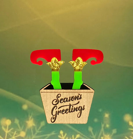 Season’s Greetings Brooch
