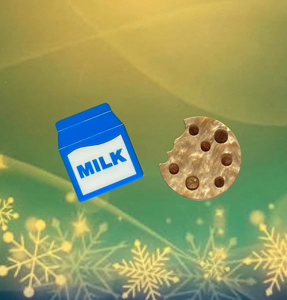 Milk & Cookie Brooch Set