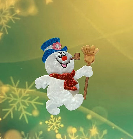 Frosty Brooch