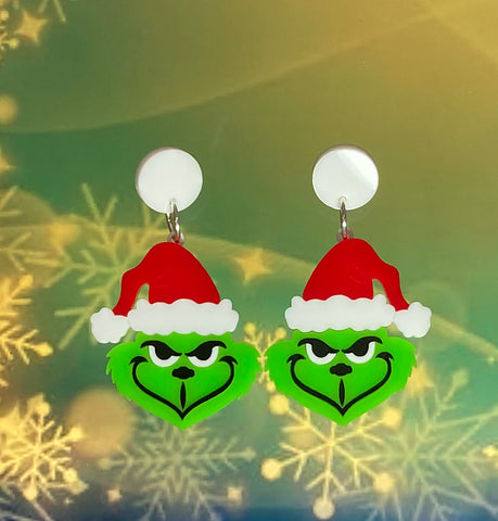 Grinch Earrings