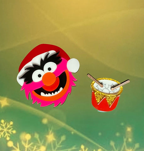 Little Drummer Boy Brooch Set