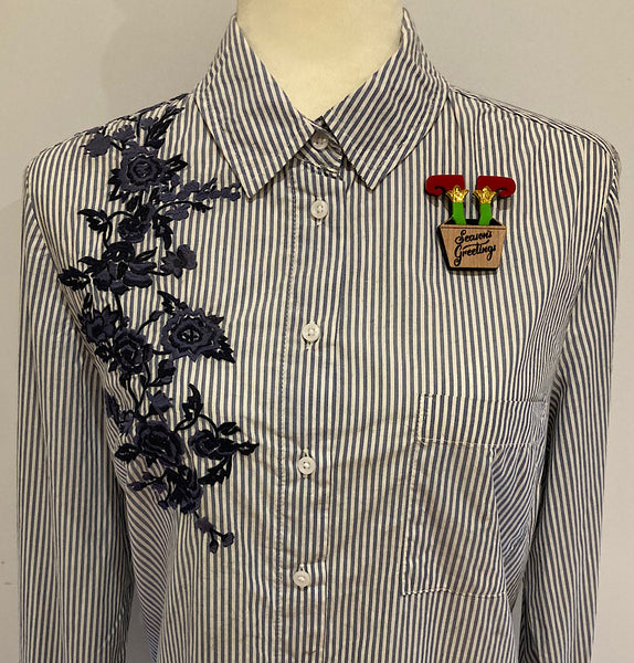 Season’s Greetings Brooch