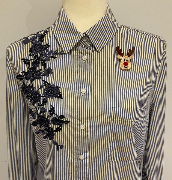 Rudolph Brooch & Earrings Set