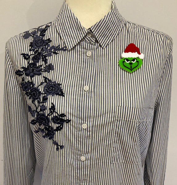 Grinch Brooch