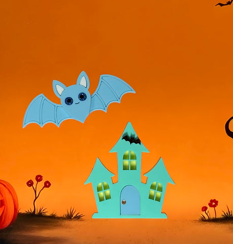 Bats in the Belfry Brooch Set
