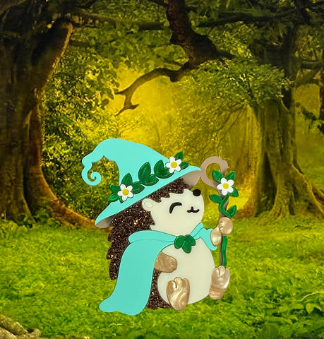 Hedge Wizard Brooch