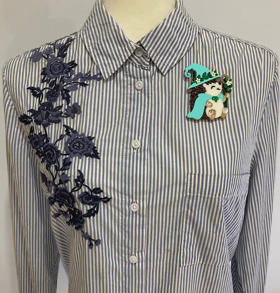 Hedge Wizard Brooch