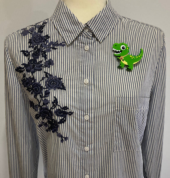 Dave the Dinosaur Brooch