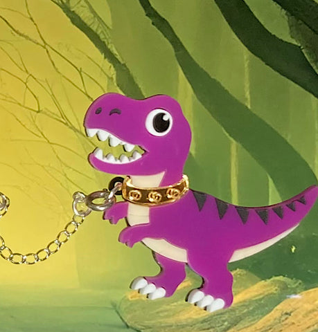 Rex Mini Brooch with Chain Connector