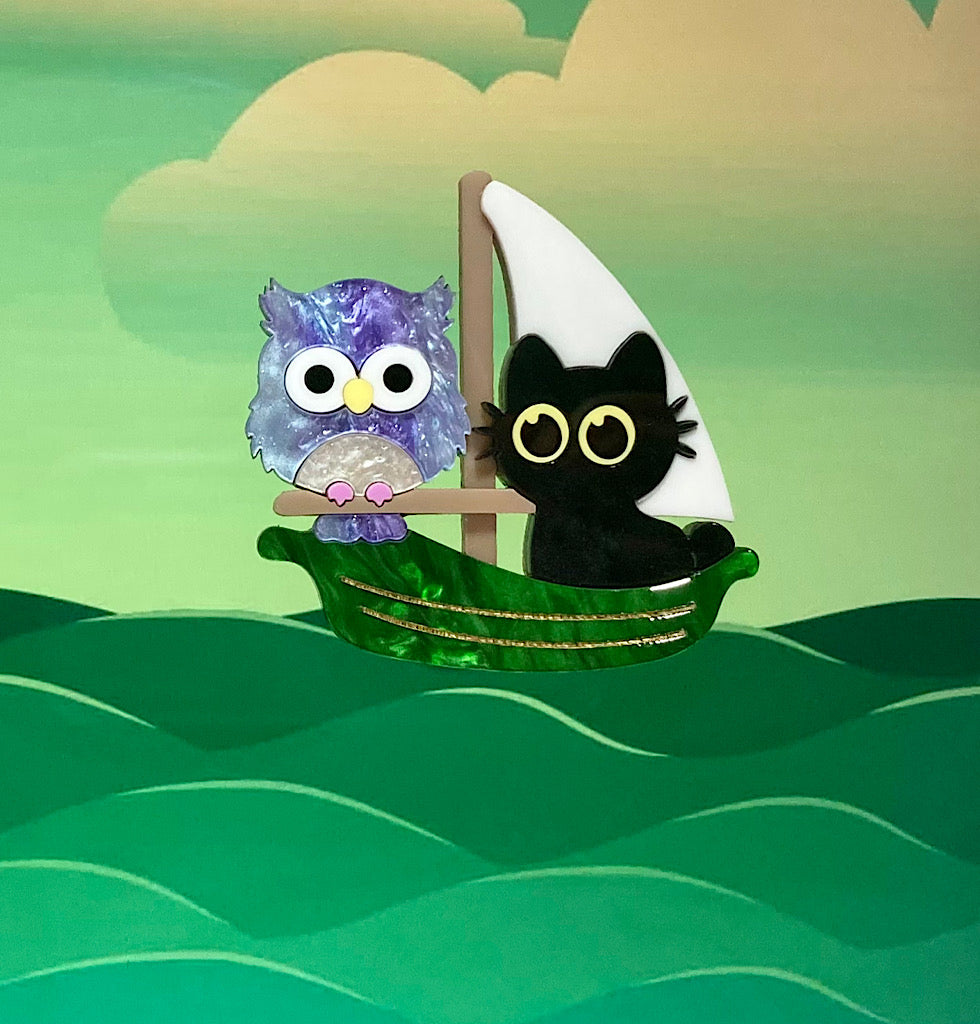 Peeper & The Owl Brooch