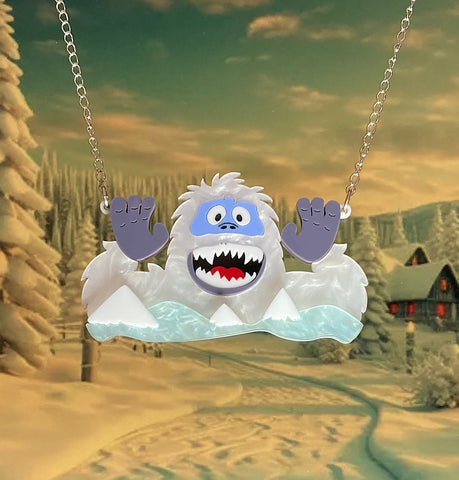 Abominable Snow Monster Necklace