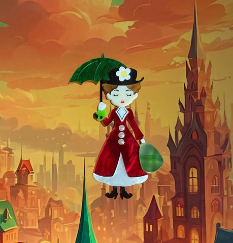 Practically Perfect Nanny Brooch