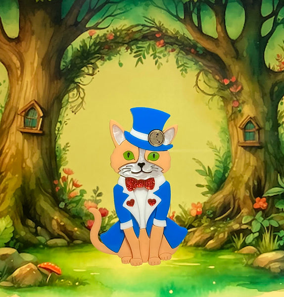 Mad Catter Brooch