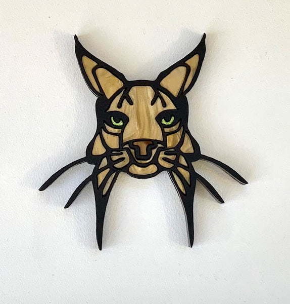 Lancelot the Lynx Brooch