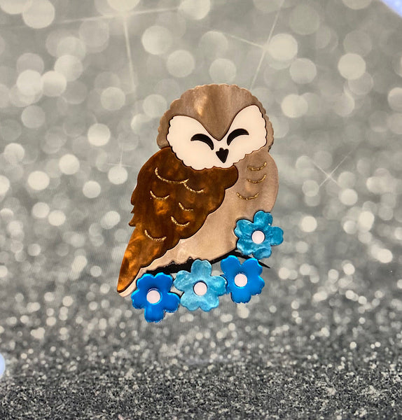 Orion the Owl Brooch